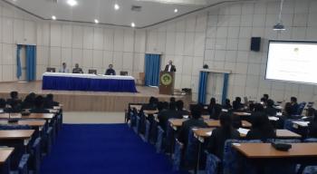 Dr. Suresh Gairola, DG ICFRE addresses B.Sc. Forestry Students from Kathmandu Forestry College, Nepal on 29 Feb, 2020 