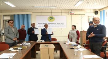 An MoU was signed between ICFRE & CSIR-CIMAP, Lucknow on 22.02.2022 to promote cooperation in the field of forestry research,education & extension for knowledge sharing, capacity building of stakeholders