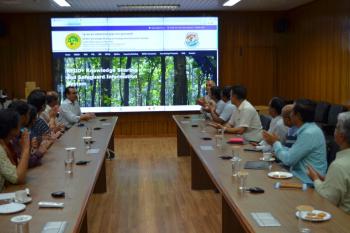 Launching of REDD+ Knowledge Sharing and Safeguards Information System by Shri A.S Rawat, Director General, ICFRE on 7th July 2023