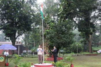 Celebration of 77th Independence Day at Indian Council of Forestry Research and Education, Dehradun on 15th August, 2023