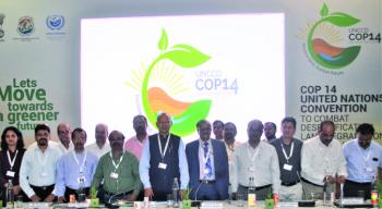 Side event "Restoration of Degraded Forest Lands and Combating Desertification" Organized by ICFRE at UNCCD COP-14 on 13th September, 2019 