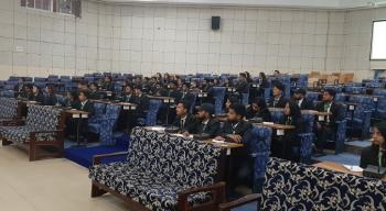 Dr. Suresh Gairola, DG ICFRE addresses B.Sc. Forestry Students from Kathmandu Forestry College, Nepal on 29 Feb, 2020 