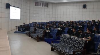 Dr. Suresh Gairola, DG ICFRE addresses B.Sc. Forestry Students from Kathmandu Forestry College, Nepal on 29 Feb, 2020 