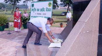 National Forest Martyrs Day observed at Forest Research Institute, Dehra Dun on 11th September, 2020