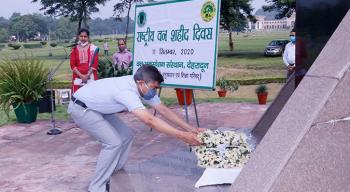 National Forest Martyrs Day observed at Forest Research Institute, Dehra Dun on 11th September, 2020