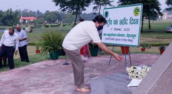 National Forest Martyrs Day observed at Forest Research Institute, Dehra Dun on 11th September, 2020