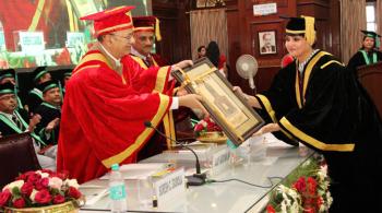 Convocation, Forest Research Institute, Deemed University, Dehra Dun on 04th October, 2017. 