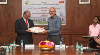 Signing between ICFRE, Dehra Dun and The Energy and Resources Institute (TERI), New Delhi