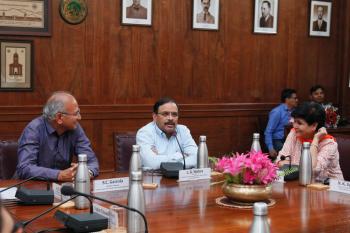 Visit of Shri C.K. Mishra, Secretary, MoEF&CC