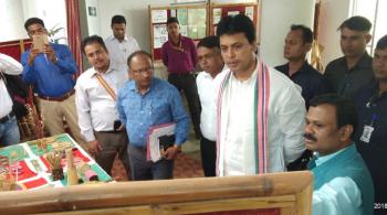 Honorable Chief Minister, Govt. of Tripura visited FRCLE, Agartala 