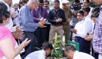 Celebration of Van Mahotsava at Jawahar Navodaya Vidyalaya, Sahaspur, Dehra Dun by ICFRE/FRI on 22nd July, 2019