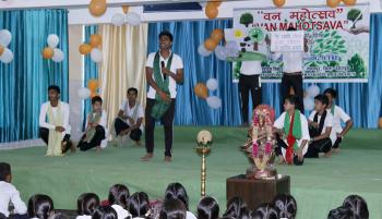 Celebration of Van Mahotsava at Jawahar Navodaya Vidyalaya, Sahaspur, Dehra Dun by ICFRE/FRI on 22nd July, 2019