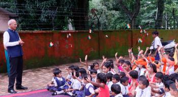 Celebration of Independence Day at New Forest Primary School, Forest Research Institute, Dehradun on 15th August, 2019