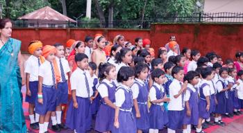 Celebration of Independence Day at New Forest Primary School, Forest Research Institute, Dehradun on 15th August, 2019