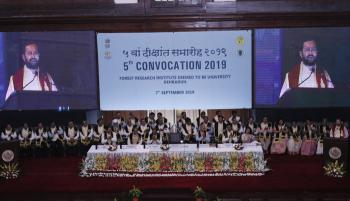 Celebration of 5th Convocation of Forest Research Institute (Deemed to be) University, Dehra Dun on 07th September, 2019