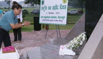 National Forest Martyrs Day observed at Forest Research Institute, Dehra Dun on 11th September, 2019