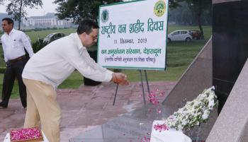 National Forest Martyrs Day observed at Forest Research Institute, Dehra Dun on 11th September, 2019