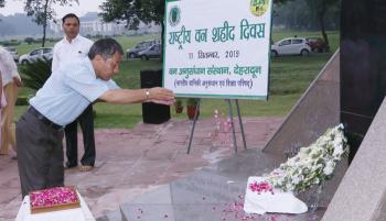 National Forest Martyrs Day observed at Forest Research Institute, Dehra Dun on 11th September, 2019